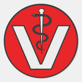 Adesivo Redondo Vet