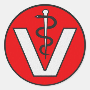 Adesivo Redondo Vet