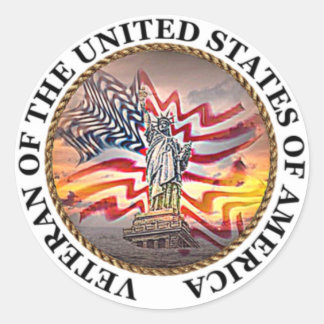 Adesivo Redondo Veterano