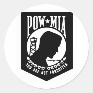Adesivo Redondo Veterano/POW