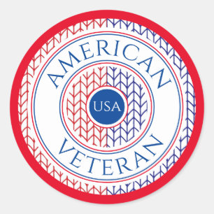 Adesivo Redondo VETERANOS AMERICANOS VETERANOS Grandes Vinheiros/V