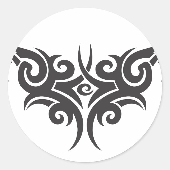 Adesivo Redondo vetor tribal-clipart-5 (Frente)