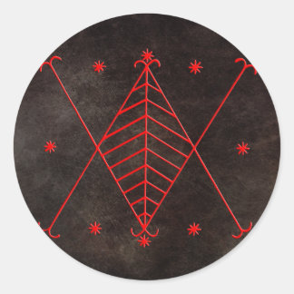 Adesivo Redondo Veve Ayizan Sticker