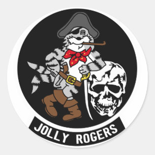Adesivo Redondo VF-103 Jolly Rogers Sticker