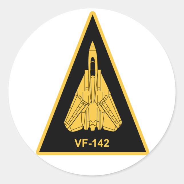 Adesivo Redondo VF-142 Ghostriders Sticker (Frente)
