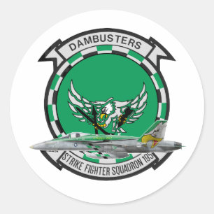 Adesivo Redondo VFA-195 Dambusters