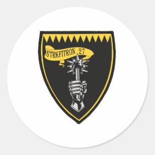 Adesivo Redondo VFA-27 Royal Maces F/A-18