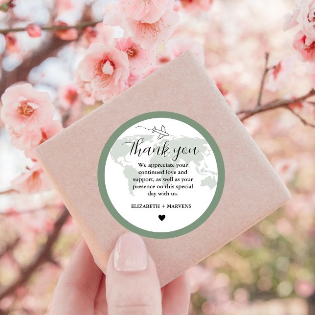 Adesivo Redondo Viagem de Destino - Tema de Boas-vindas de Boas-vi (Criador carregado)