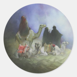 Adesivo Redondo Viagem do Magi Sticker