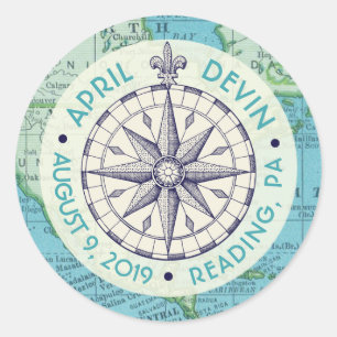 Adesivo Redondo Viagem Invitation Suite Stick