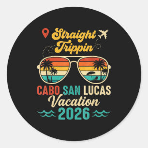 Adesivo Redondo Viagem reta cabo san lucas 2026 verão familiar