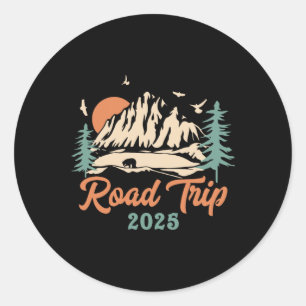 Adesivo Redondo Viagem Rodoviária 2025 Oferta De Aventura Para Rap