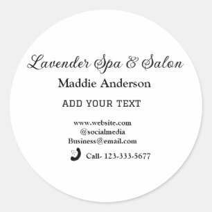 Adesivo Redondo viagem spa salon hóspede informação férias praia