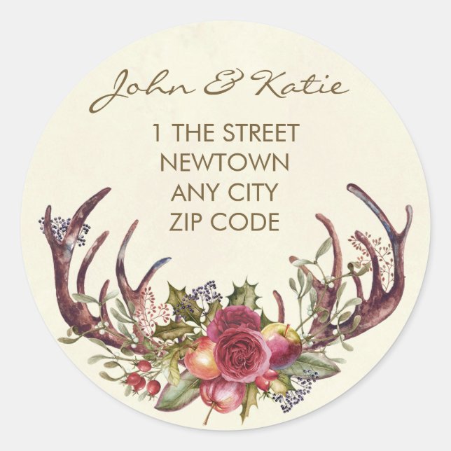 Adesivo Redondo Vias de natal (Frente)