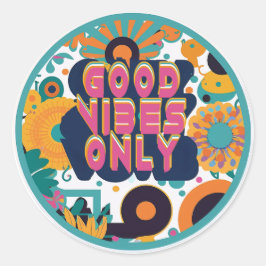 Adesivo Redondo Víblias de Groovy Good