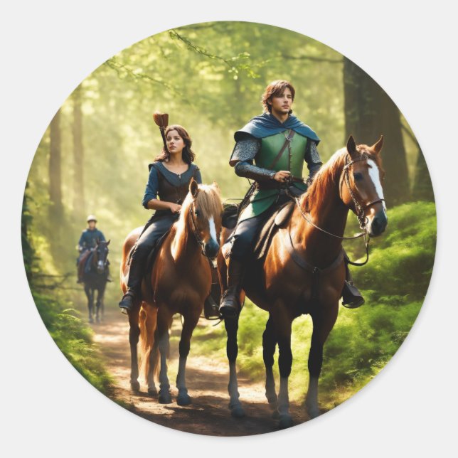 Adesivo Redondo Vibrant Floral Sticker Pack (Frente)