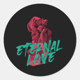 Adesivo Redondo Vibrante, urbano, gráfico de tendência design Et