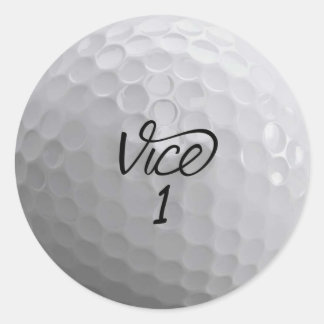 Adesivo Redondo Vice Golf Ball
