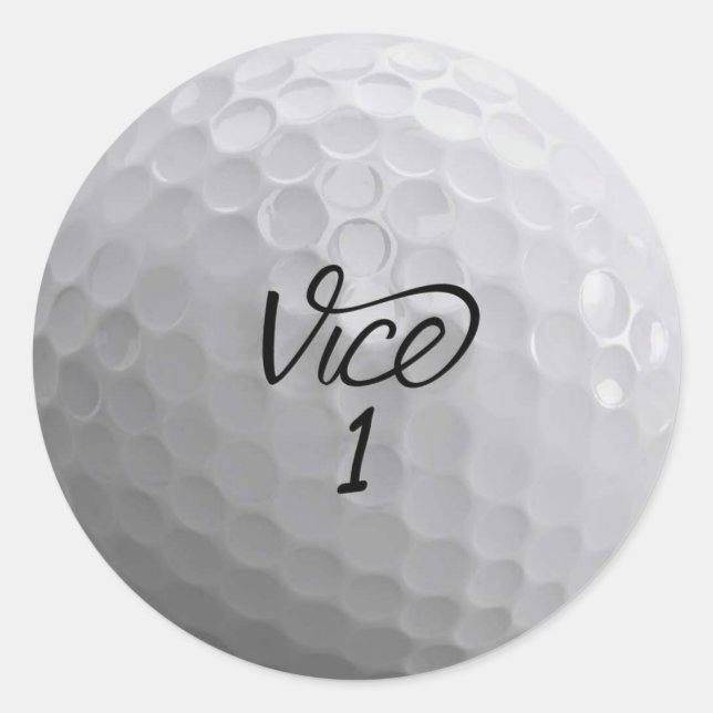 Adesivo Redondo Vice Golf Ball (Frente)