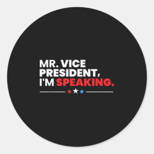 Adesivo Redondo Vice-Presidente Im Falando Camisa 2020 Debate Qu
