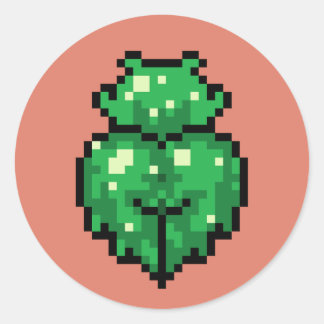 Adesivo Redondo Viciada em lodo verde