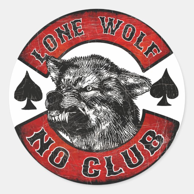 Adesivo Redondo Viciado em moto (Frente)