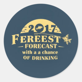 Adesivo Redondo Vício de pesca: Abraça a Luta!