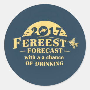 Adesivo Redondo Vício de pesca: Abraça a Luta!