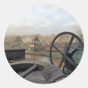 ADESIVO REDONDO VICTORIAN ENGLAND