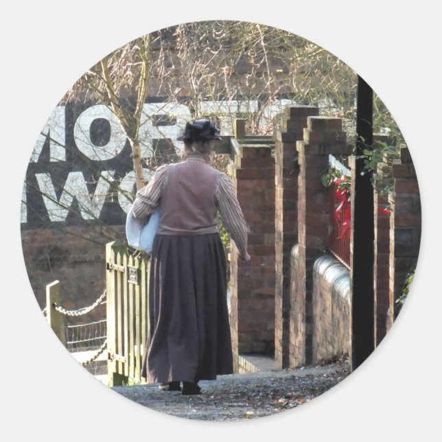 ADESIVO REDONDO VICTORIAN ENGLAND (Frente)