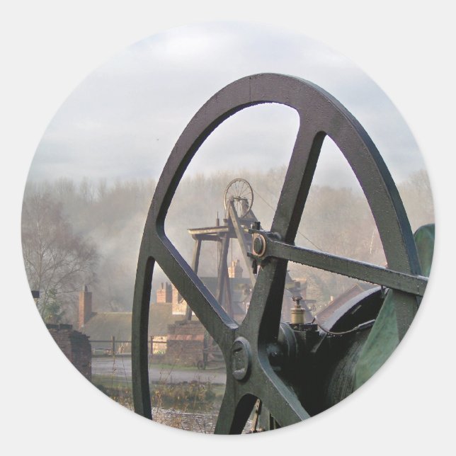 ADESIVO REDONDO VICTORIAN ENGLAND (Frente)