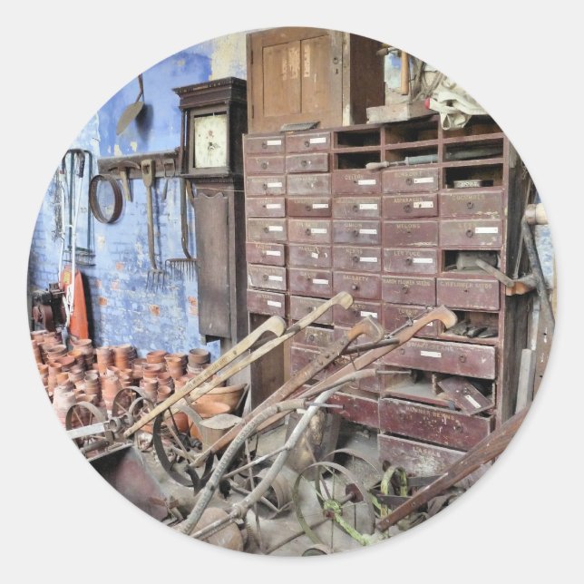 ADESIVO REDONDO VICTORIAN ENGLAND (Frente)