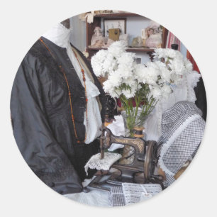 ADESIVO REDONDO VICTORIAN INGLATERRA