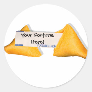 Adesivo Redondo Vida afortunada