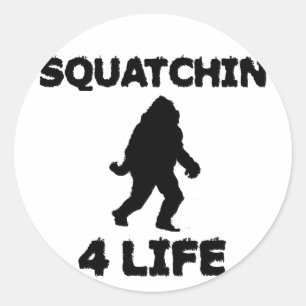 Adesivo Redondo Vida de Squatchin 4