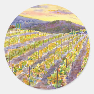 Adesivo Redondo Videira