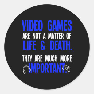 Adesivo Redondo Videos games Funny Pc Console Gamer Geek