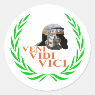 Adesivo Redondo Vidi Vici