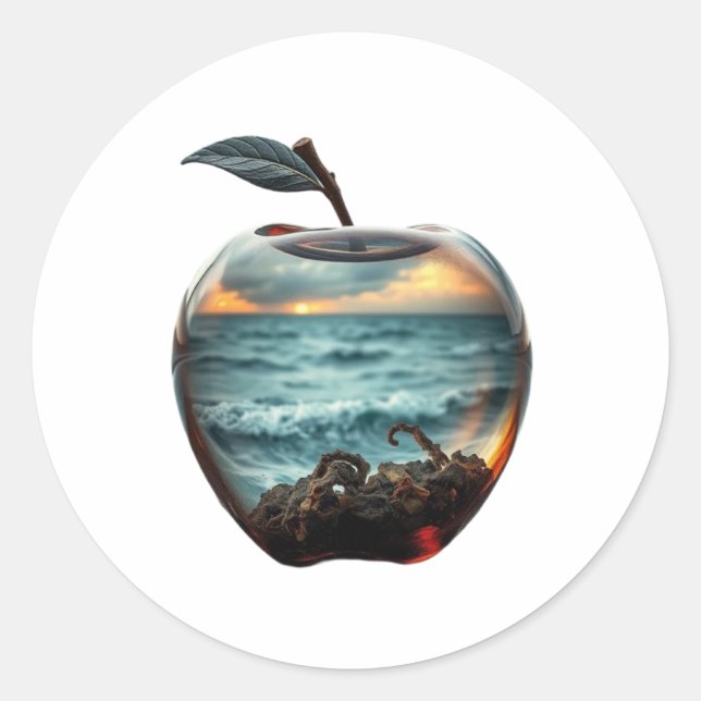 Adesivo Redondo Vidro (Frente)