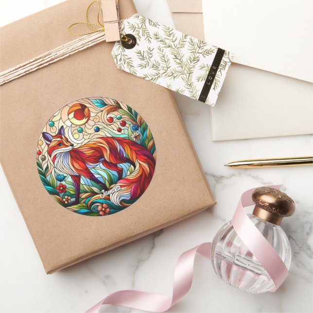 Adesivo Redondo Vidro Arrefecido (Presentear)