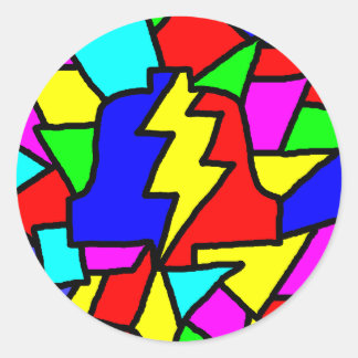 Adesivo Redondo Vidro congelado