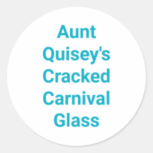 Adesivo Redondo Vidro de Carnaval da Tia Quisey Hankamer Artjunkha