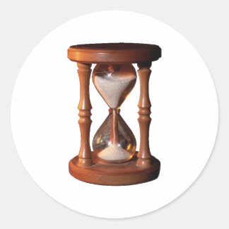 Adesivo Redondo Vidro de hora ampulheta ampulheta hourglass