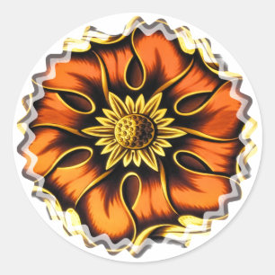 ADESIVO REDONDO VIDRO DE VIDRO PEDAÇADO NA INGLATERRA ANTIGA