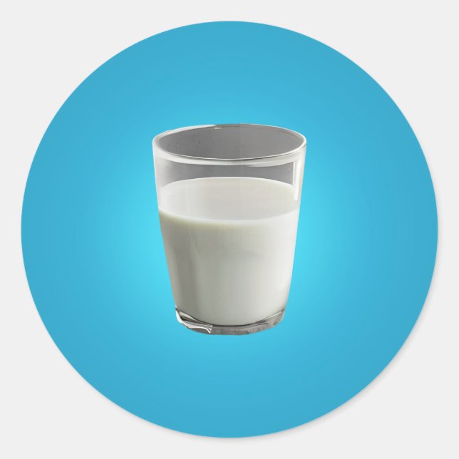 Adesivo Redondo Vidro do Leite (Frente)