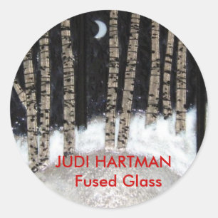 Adesivo Redondo Vidro Fusor Noturno