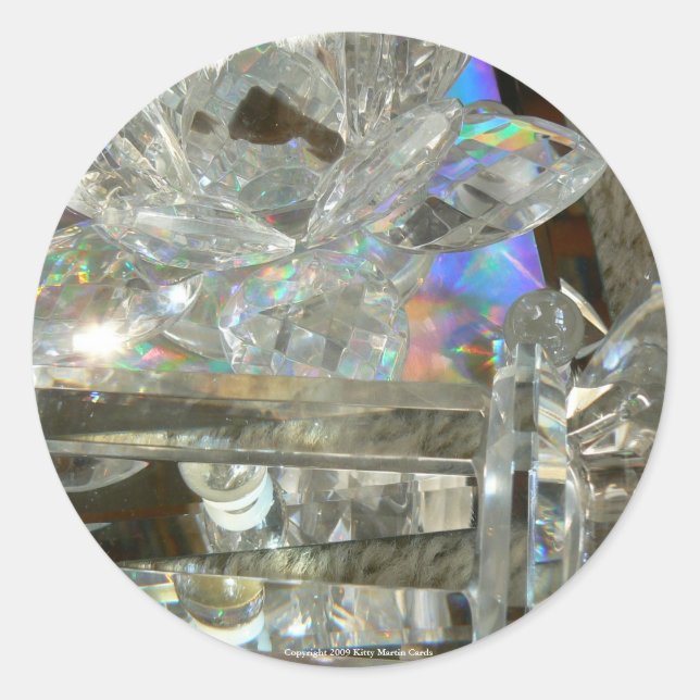 Adesivo Redondo Vidro, Marbles e Espelho (Frente)