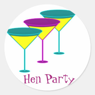 Adesivo Redondo Vidros de Martini