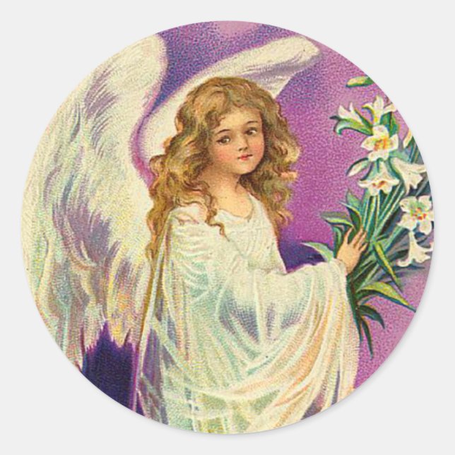 Adesivo Redondo Vigorista Angel Stickers (Frente)
