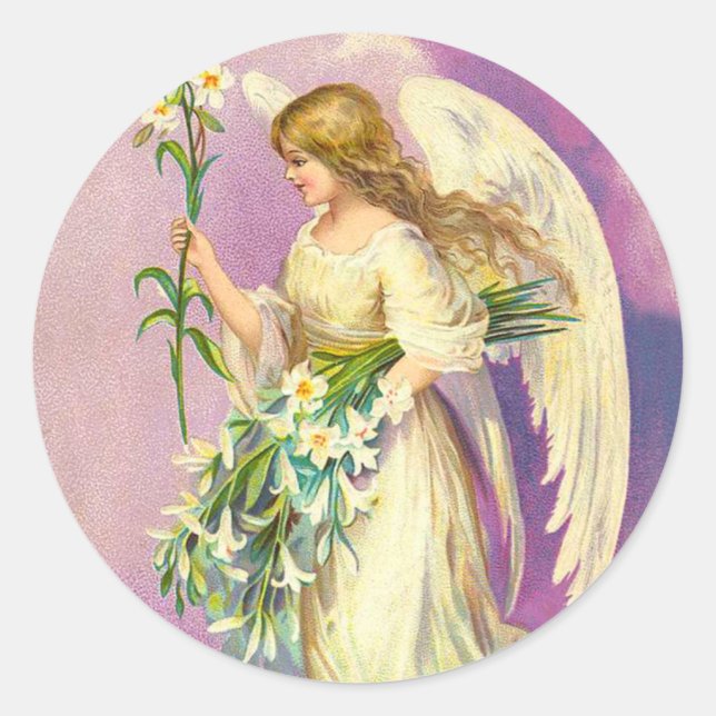 Adesivo Redondo Vigorista Angel Stickers (Frente)